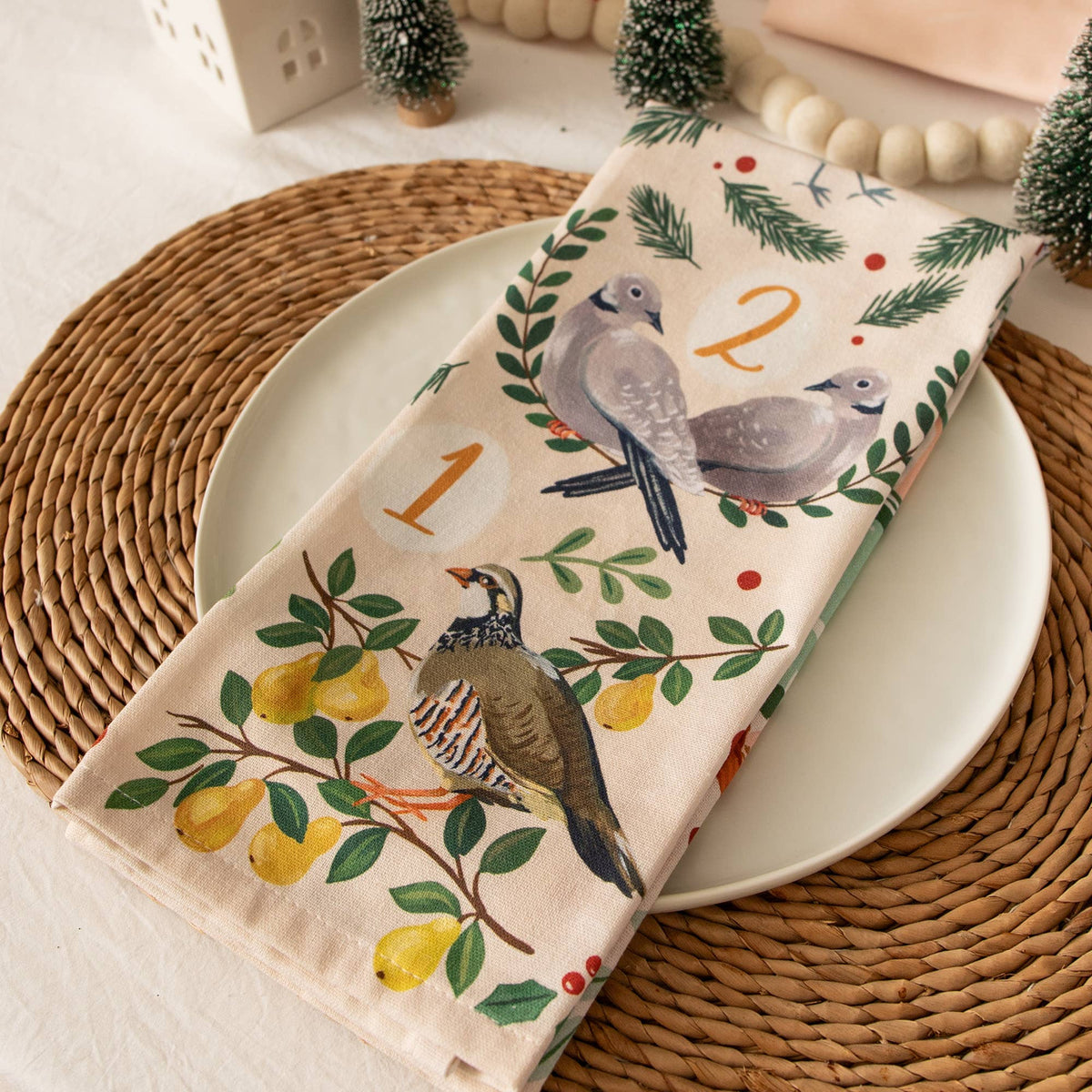12 Days Of Christmas Kitchen Towel
