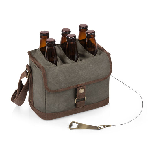 Craft Beer Caddy Cooler Tote with Opener