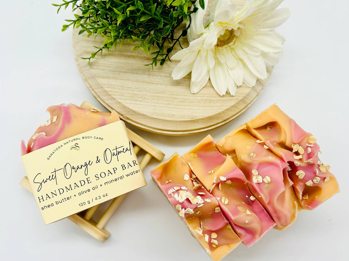 Sweet Orange Oatmeal Handmade Soap Bar