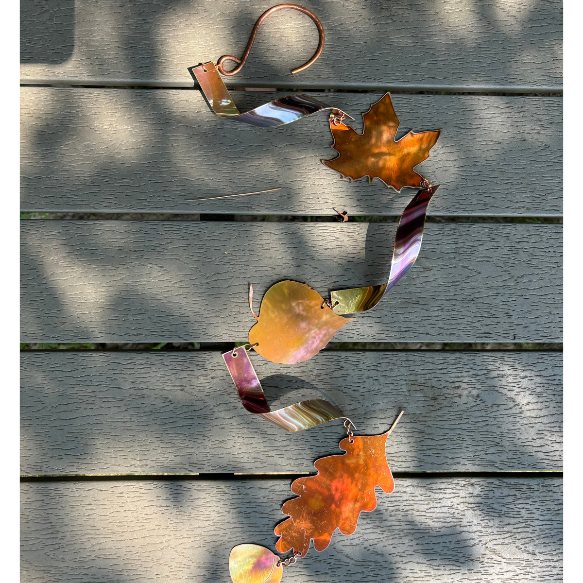 Natural Copper Mini-Chain Leaves