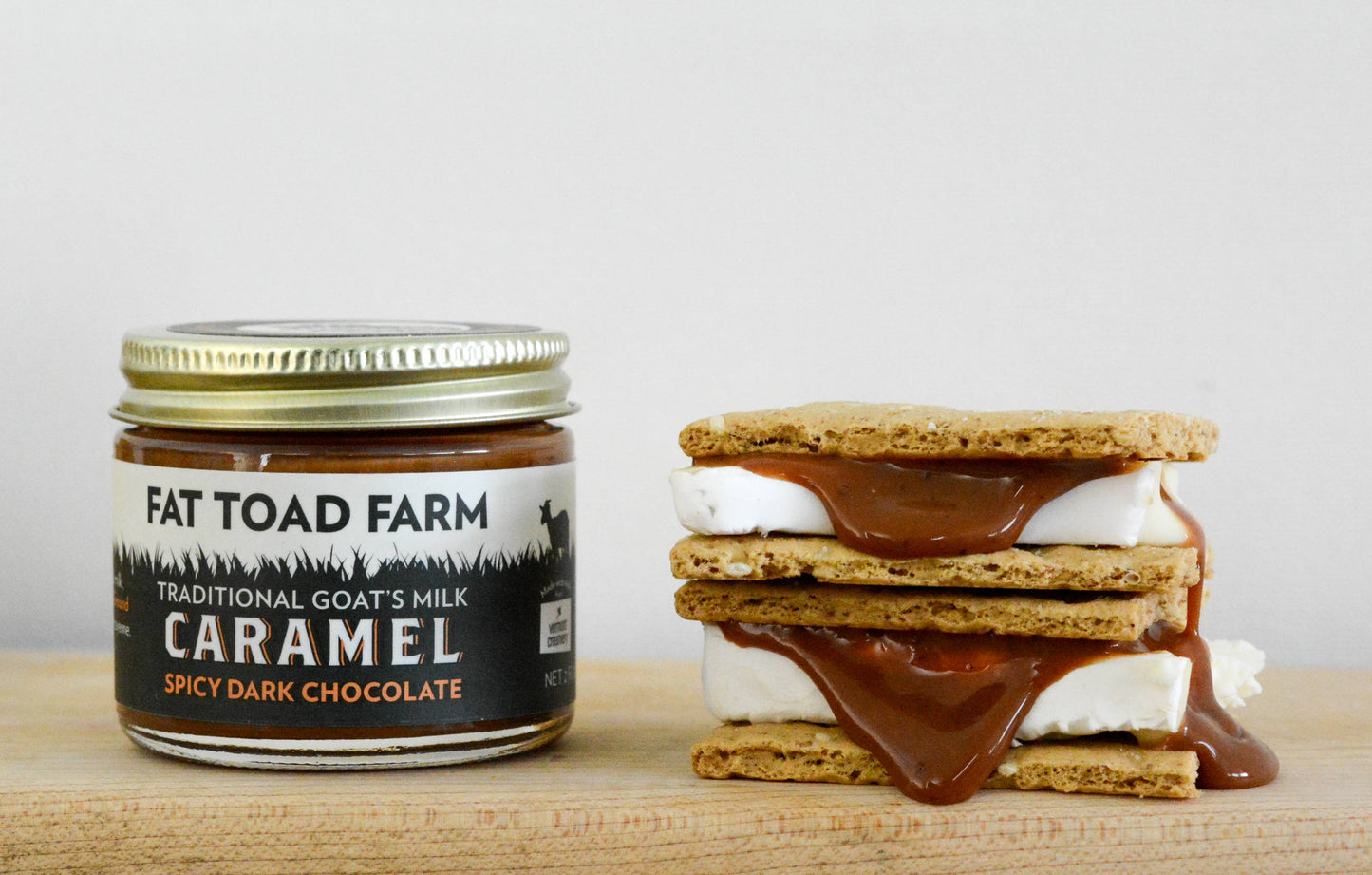 2oz Spicy Dark Chocolate Goat's Milk Caramel