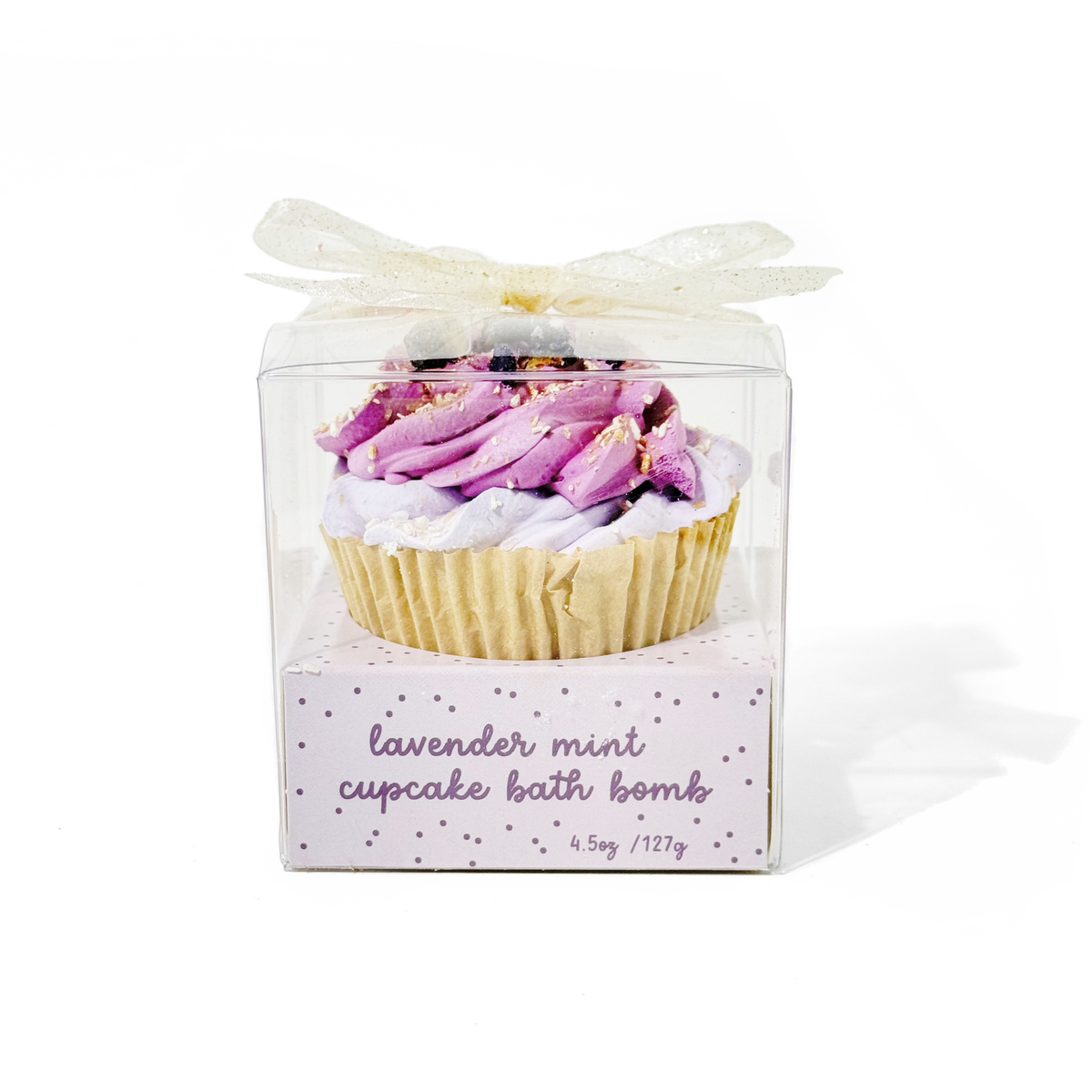 Lavender Mint Cupcake Bath Bomb