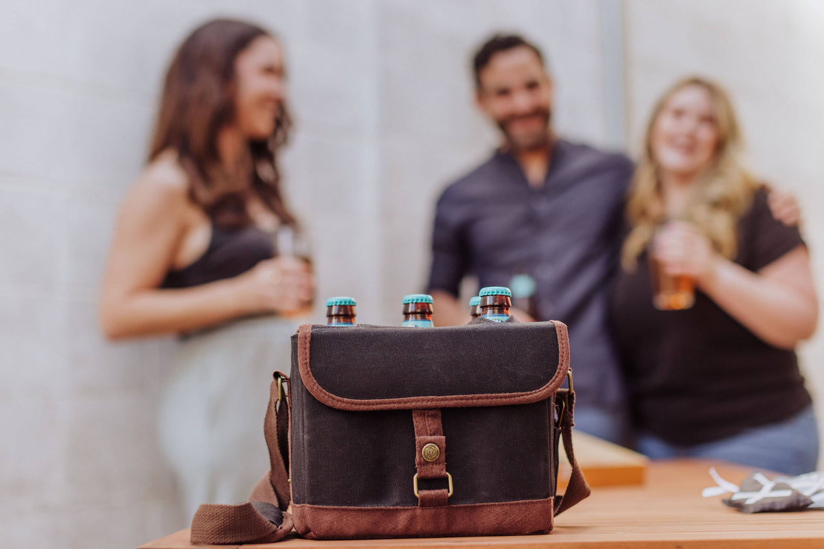 Craft Beer Caddy Cooler Tote with Opener