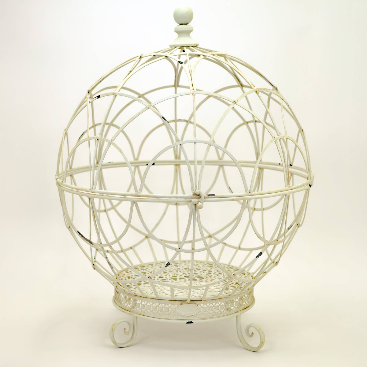 Iron Globe Plant Stands