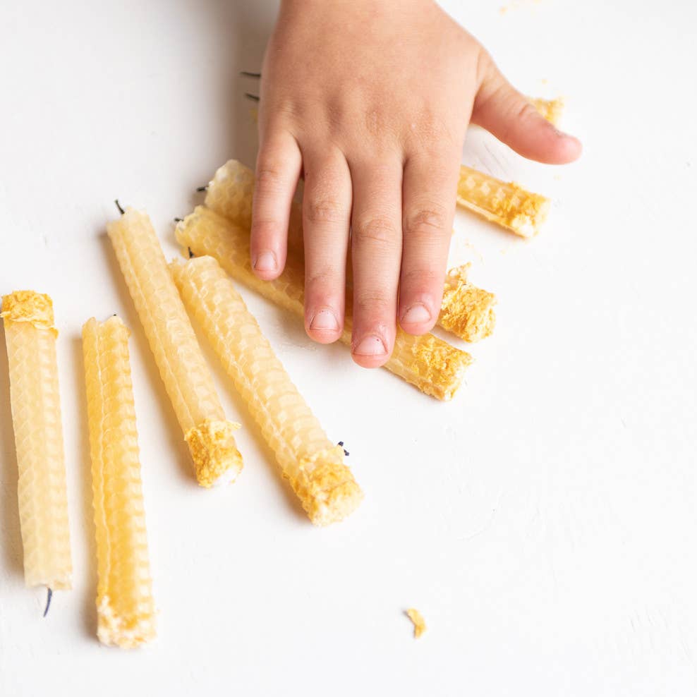 All-Natural Beeswax, Kid-Safe DIY Candle Making Kit