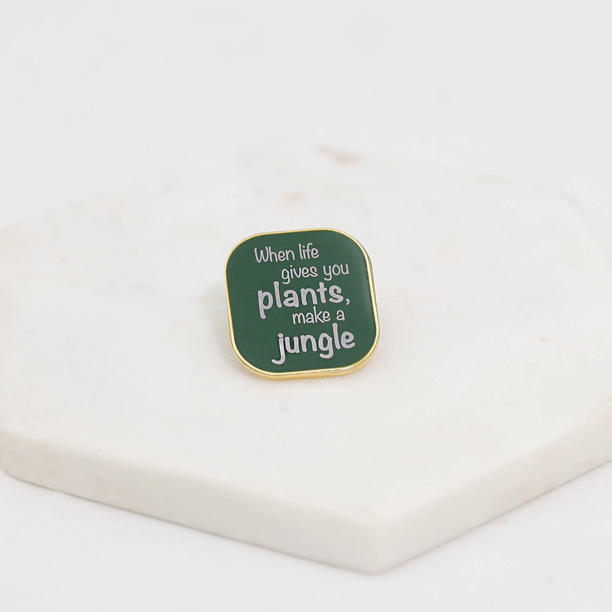 Jungle Plants Enamel Pin