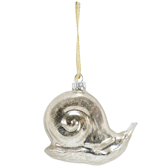 Glass Snail Ornament