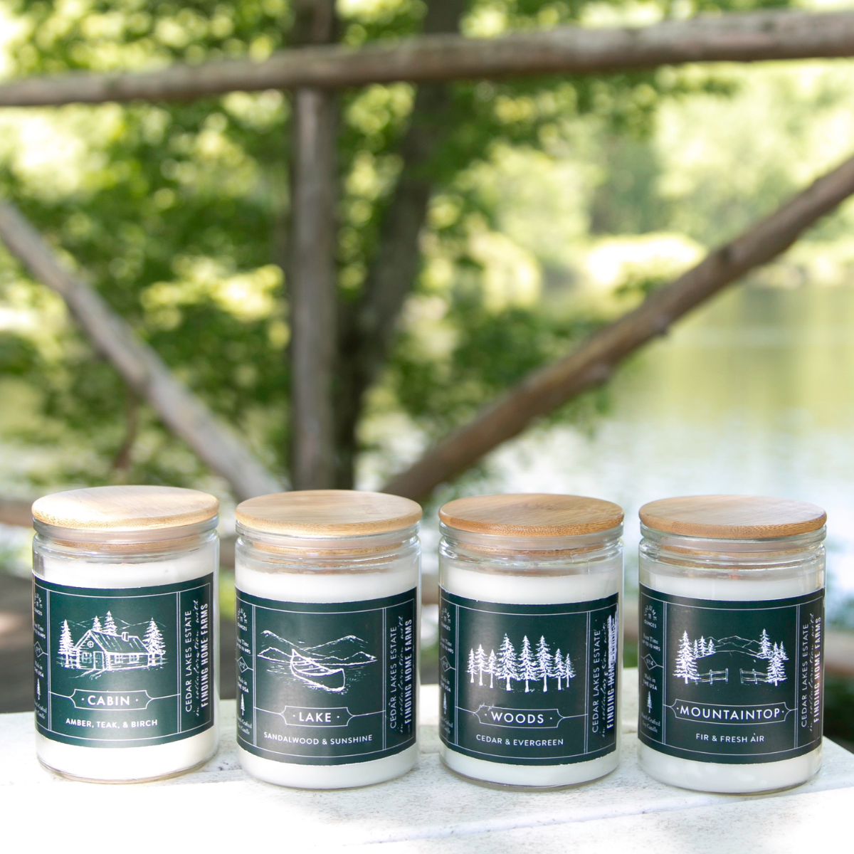 'Lake' Soy Candle - Fresh & Bright Scent