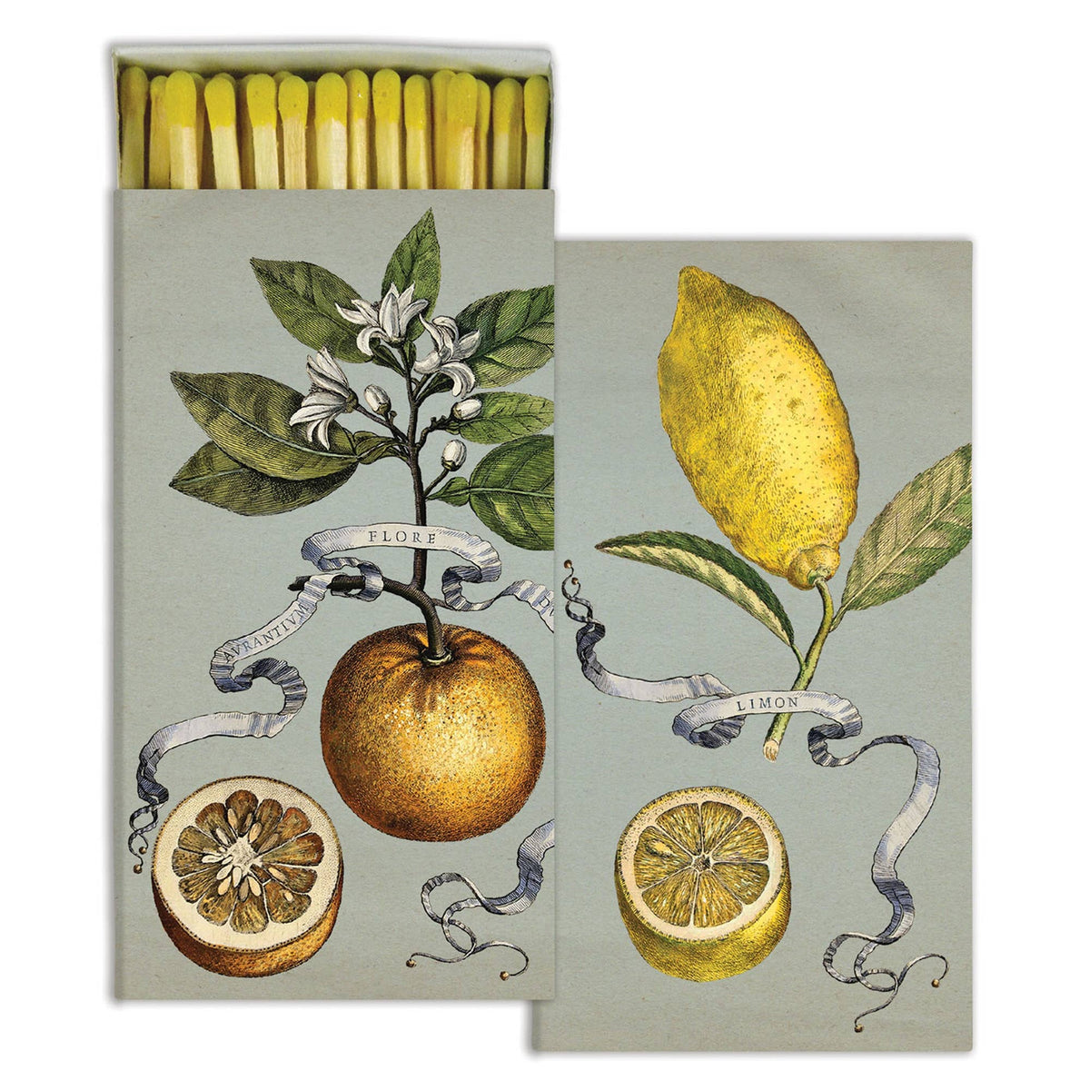 Matches - Citrus : Lemon & Orange - Yellow