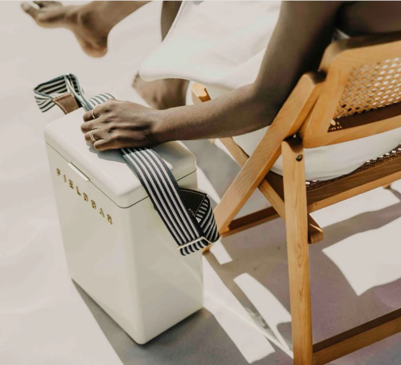 Swing Sling - Sea Boat Blue and Safari White