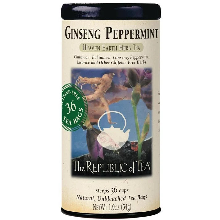 Ginseng Peppermint Herbal Tea - The Republic of Tea