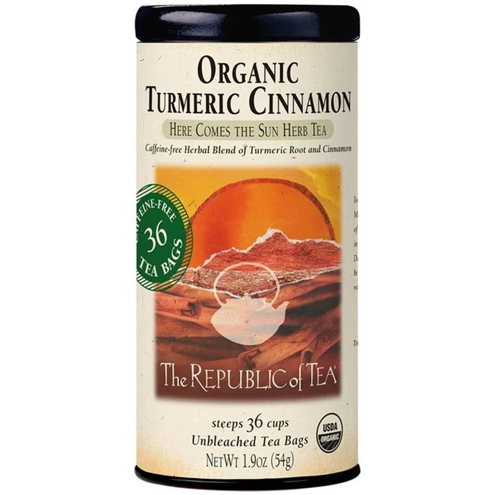 Organic Turmeric Cinnamon Herbal Tea - The Republic of Tea