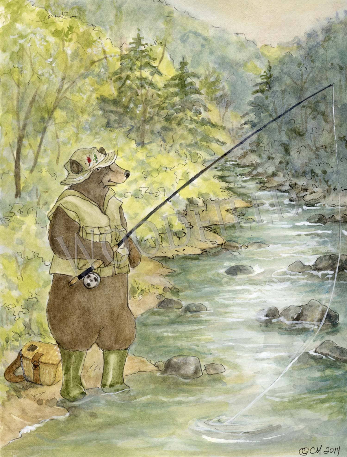 #24 - Fly Fishing Notecard