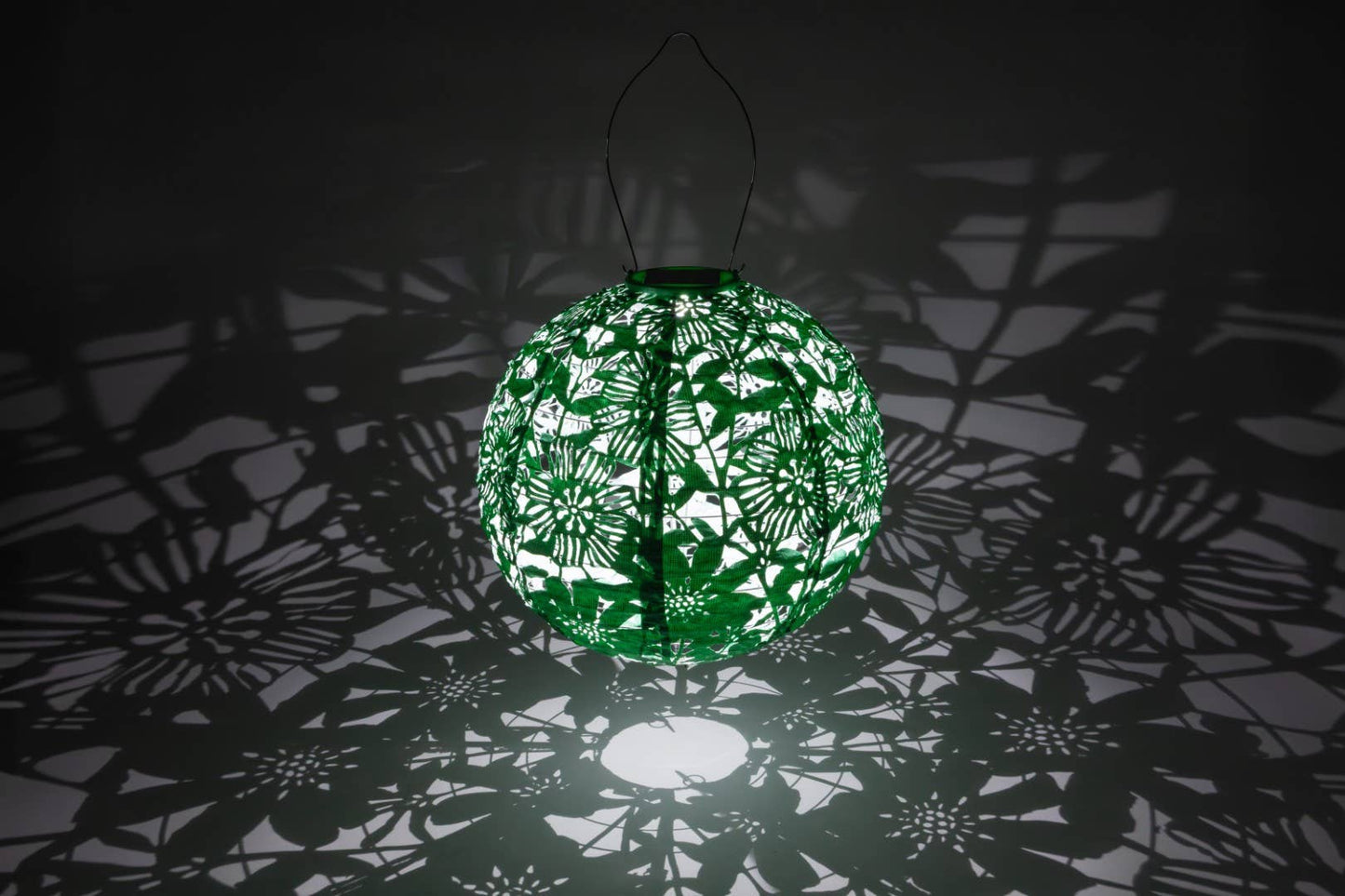 Stella Sunflower 12" Globe Solar Lantern - Jelly Mint