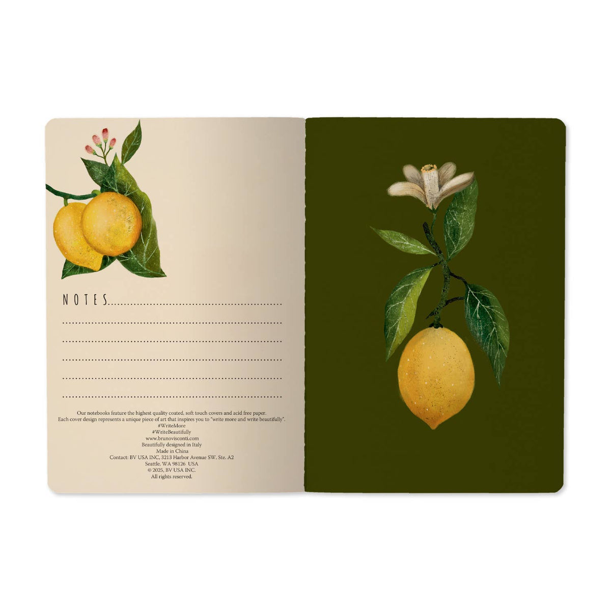A5 Notebook - Lemons