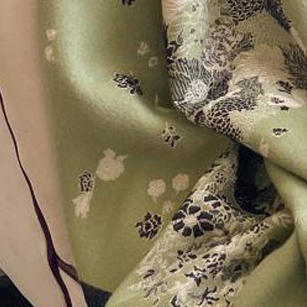 Green / Black Bouquet Wrap
