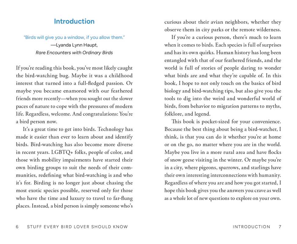 Stuff Every Bird Lover Should Know by Alice Sun