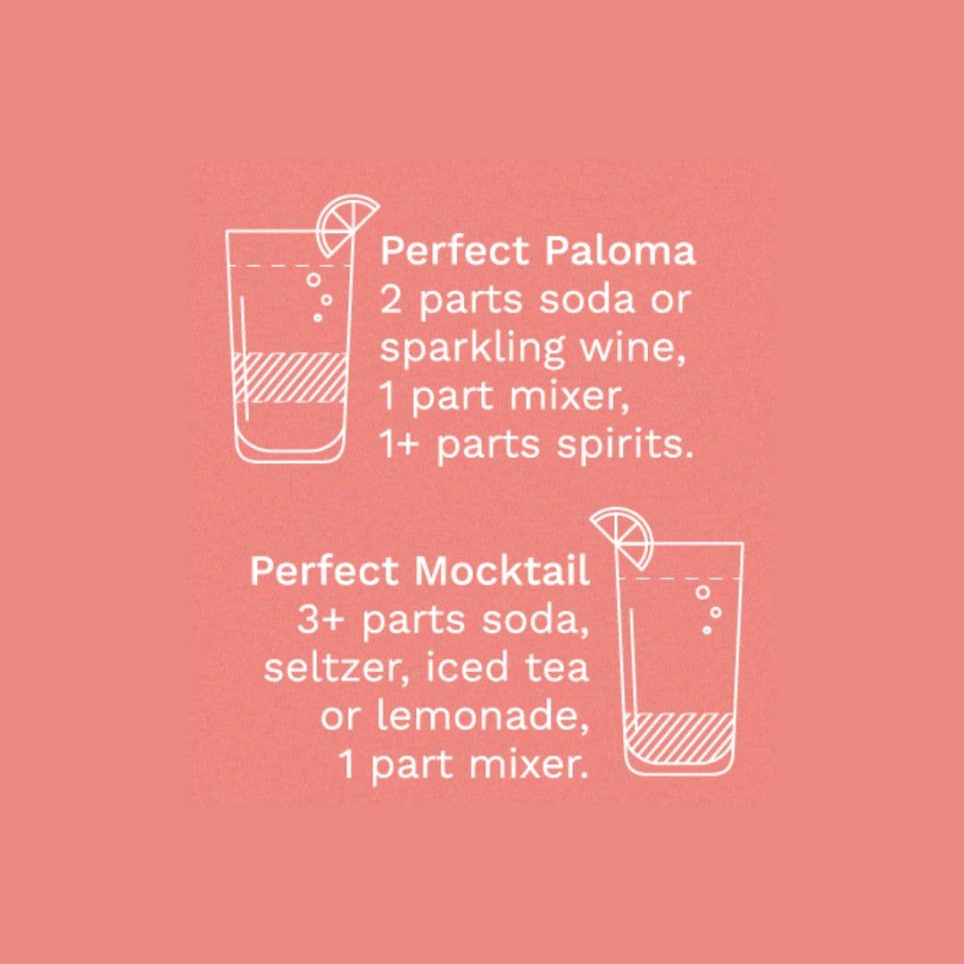 Paloma Mixer - Grapefruit & Lime, 16 fl oz