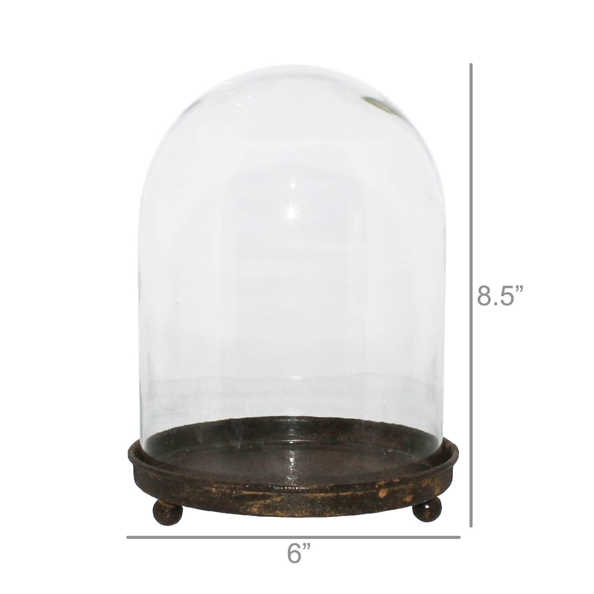 Mirabelle Vitrine, Glass & Metal