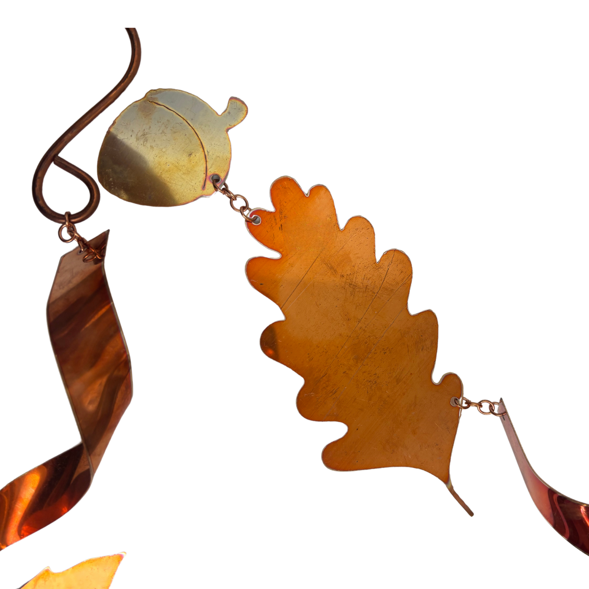 Natural Copper Mini-Chain Leaves