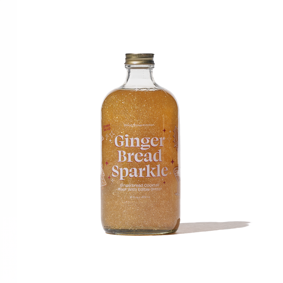 Gingerbread Sparkle Cocktail & Mocktail Mixer, 16 fl oz