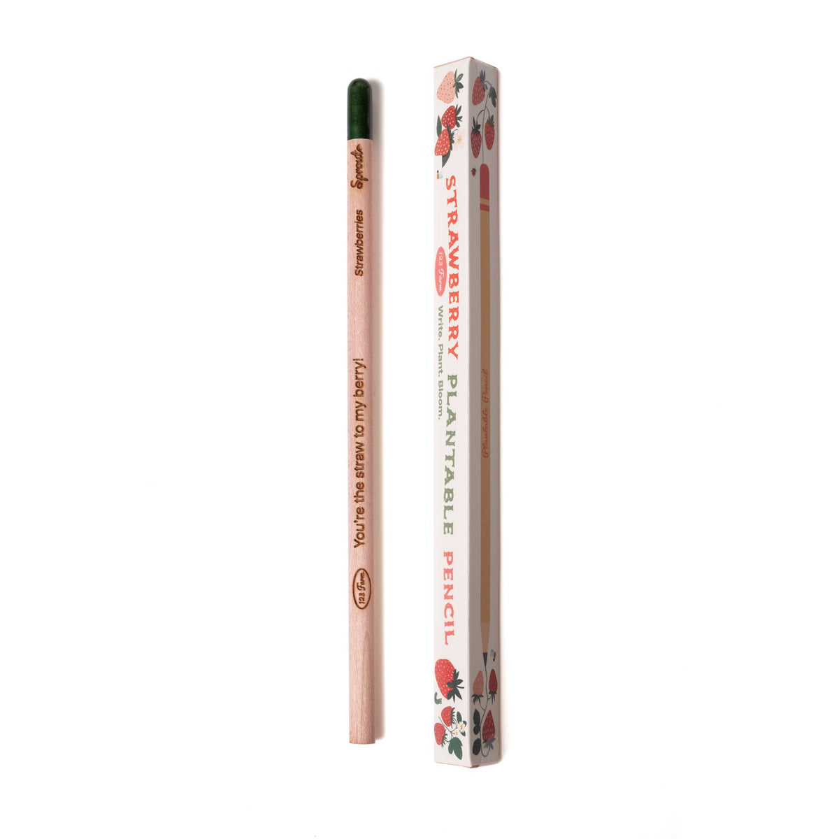 Strawberry Plantable Pencil – Eco-Friendly Gift