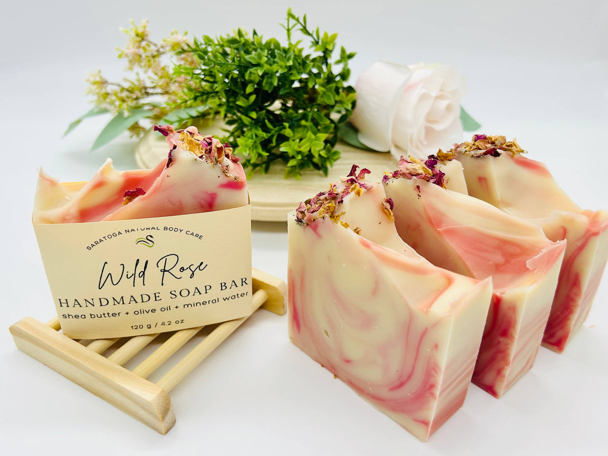 Wild Rose Handmade Soap Bar (Vegan)