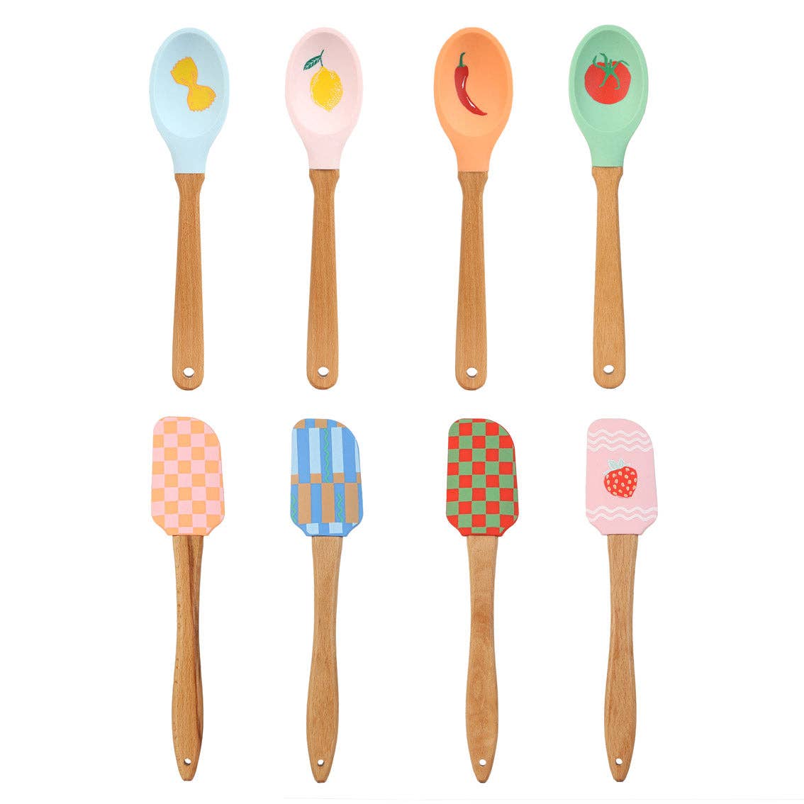 Food Icons Silicone Kitchen Utensils | Kitchen Gifts |
