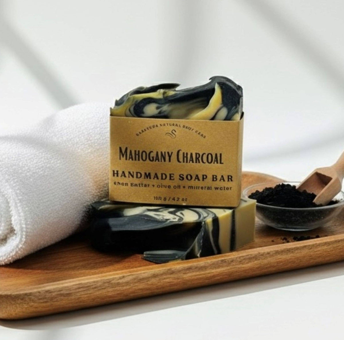 Mahogany Charcoal Soap Bar