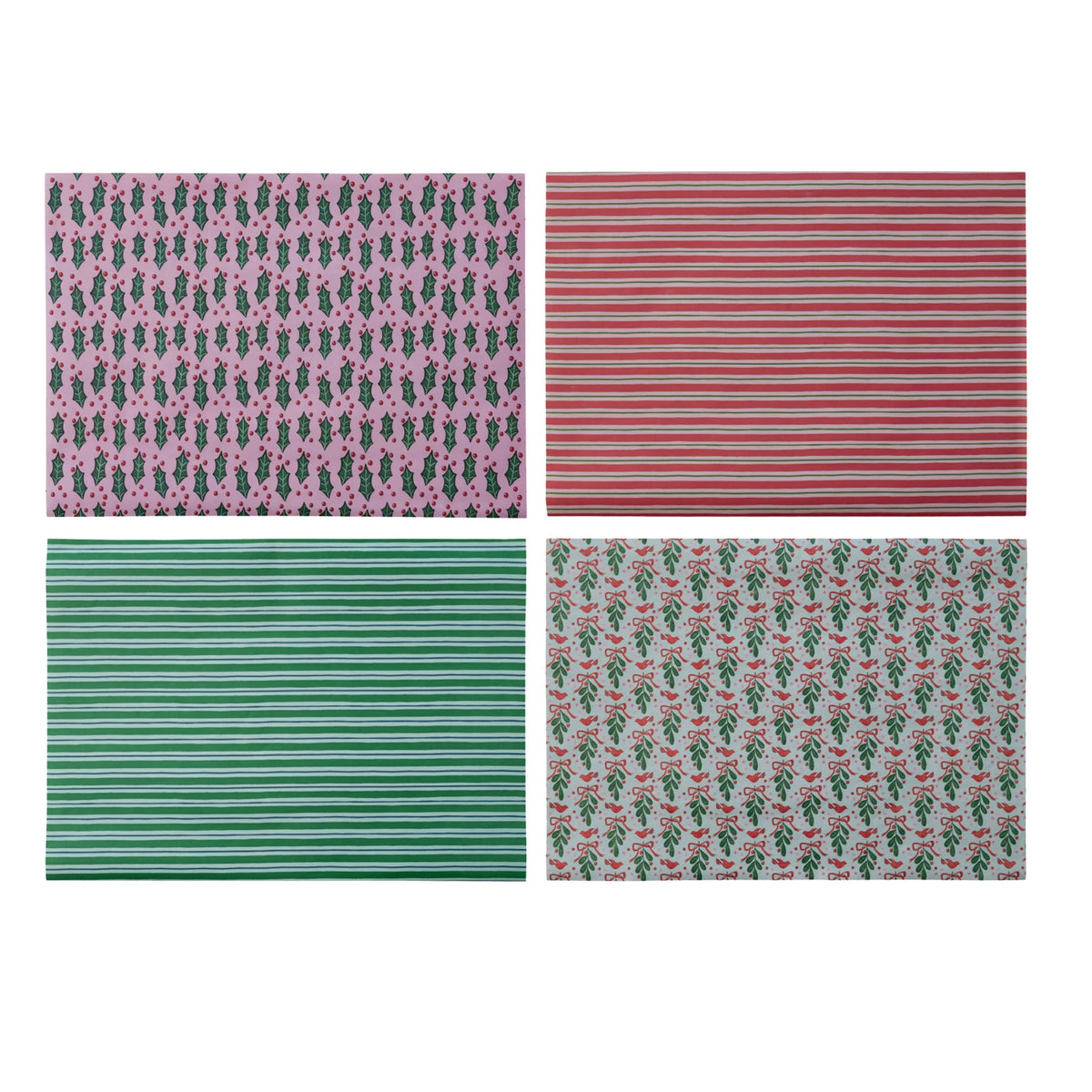Wrapping Paper Sheets, 4 Styles, Set of 12 in Box (3 Sheets Per Roll, 3 Rolls Per Style)