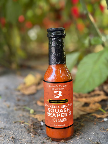 Smoked Serrano Squash Reaper X Hot Sauce- 5oz bottle