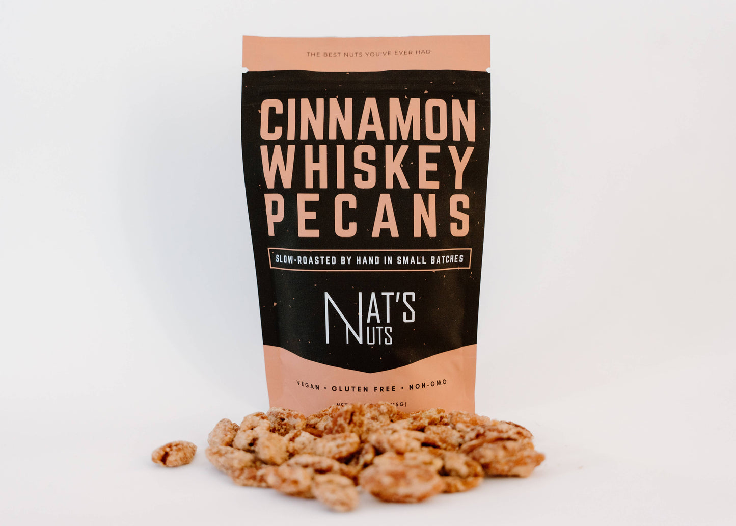 Cinnamon Whiskey Pecans | 12-Count Gourmet Roasted Nuts