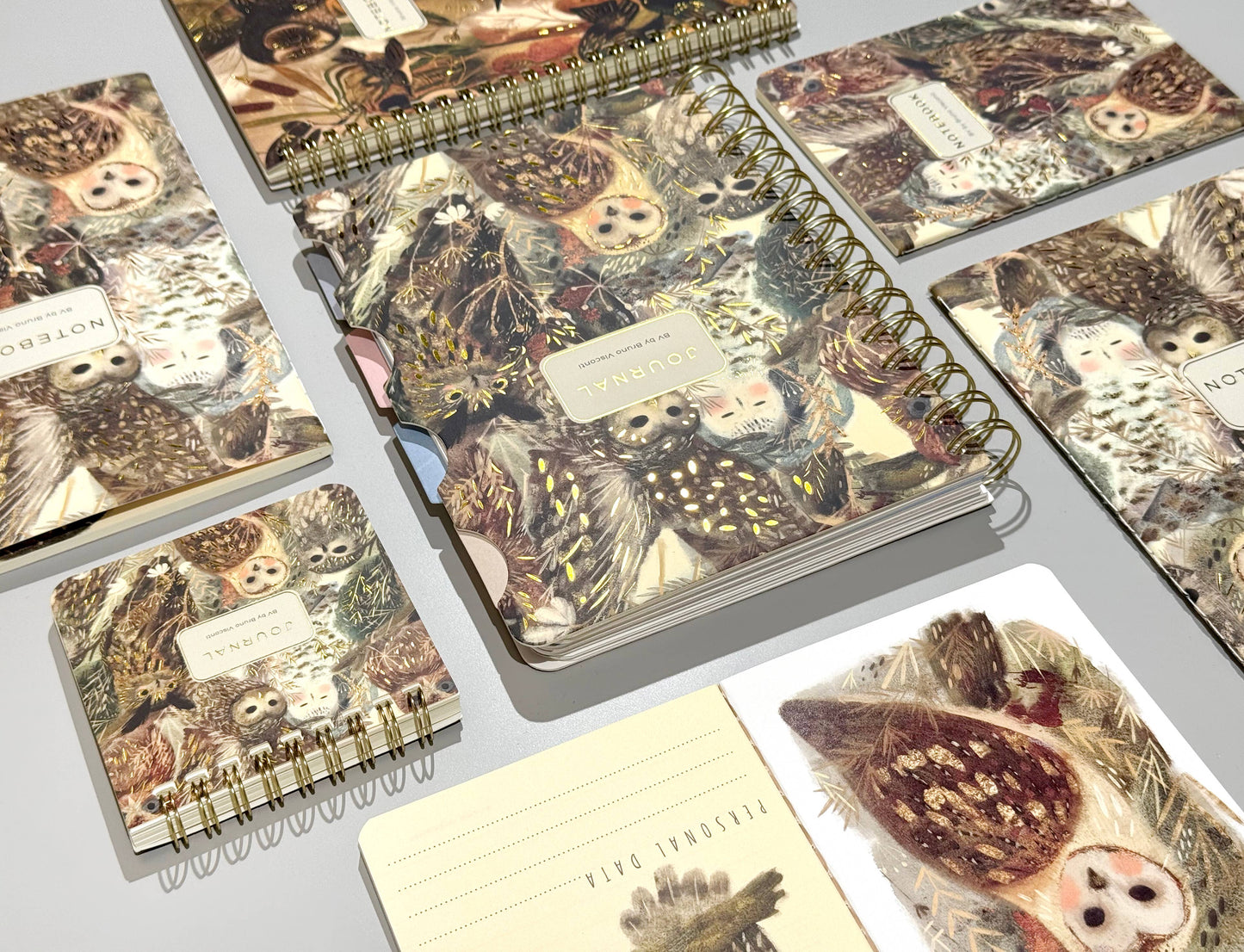 Pocket Art Journal  - Owls