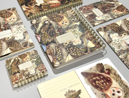 Pocket Art Journal  - Owls
