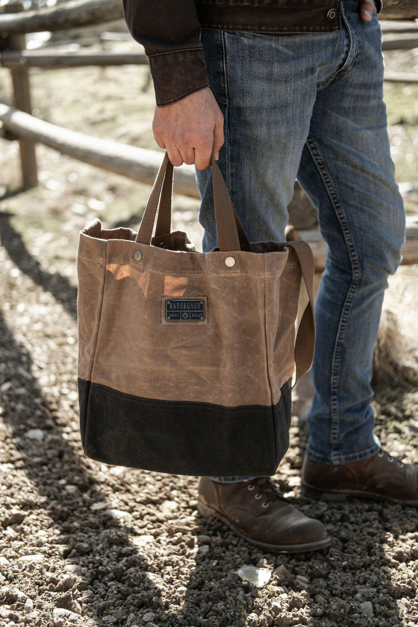 Neelum Market Tote Bag - Waxed Canvas Bag