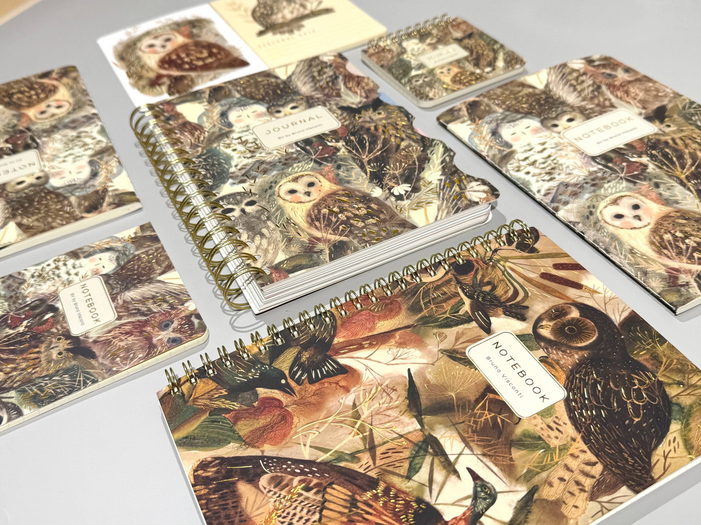 Pocket Art Journal  - Owls
