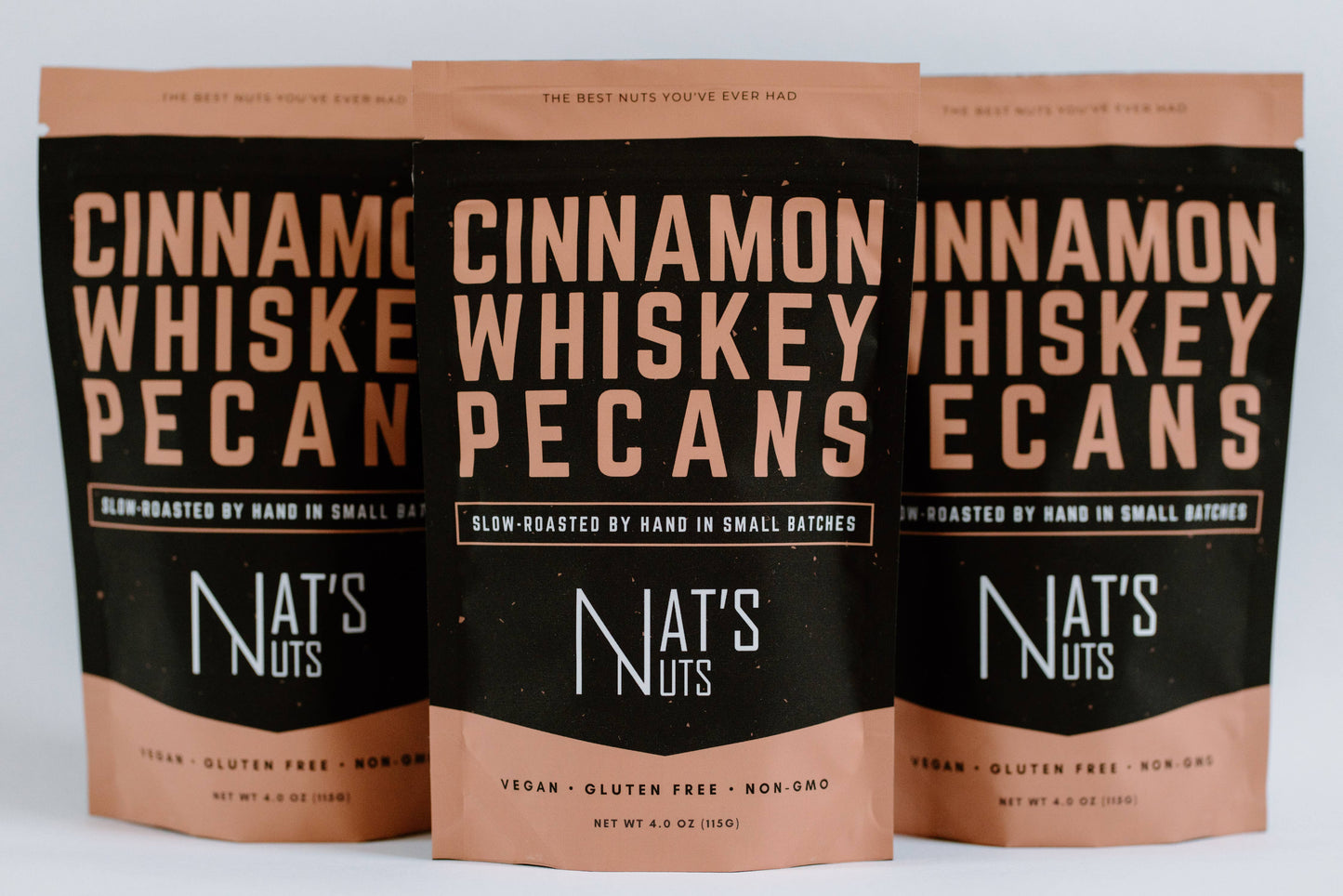 Cinnamon Whiskey Pecans | 12-Count Gourmet Roasted Nuts