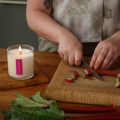 Backyard Rhubarb - Plant the Box Candle - 9oz.