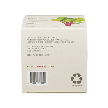 Backyard Rhubarb - Plant the Box Candle - 9oz.