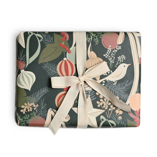 Ornaments and Bows Wrap
