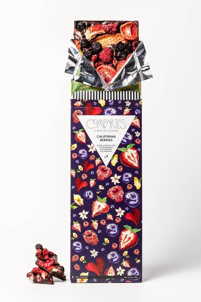 California Berries Dark Chocolate Strawberry Raspberry
