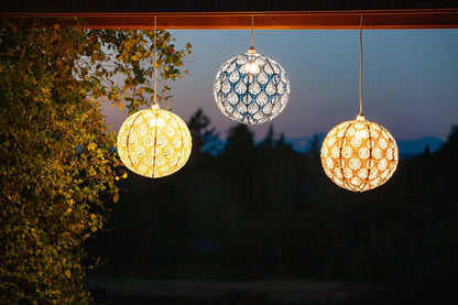Stella Nova Outdoor Pendent Light - Dewdrop 18" Copper