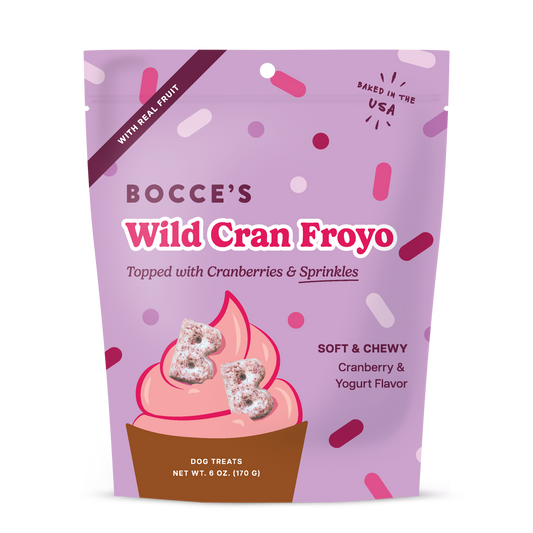 Wild Cran Froyo with Cranberry and Sprinkles, Soft & Chewy,