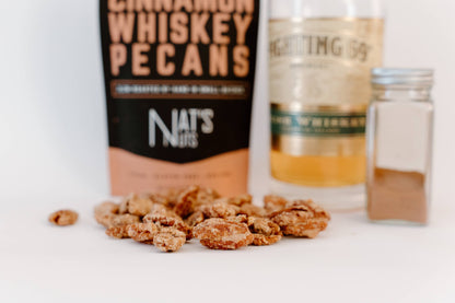 Cinnamon Whiskey Pecans | 12-Count Gourmet Roasted Nuts