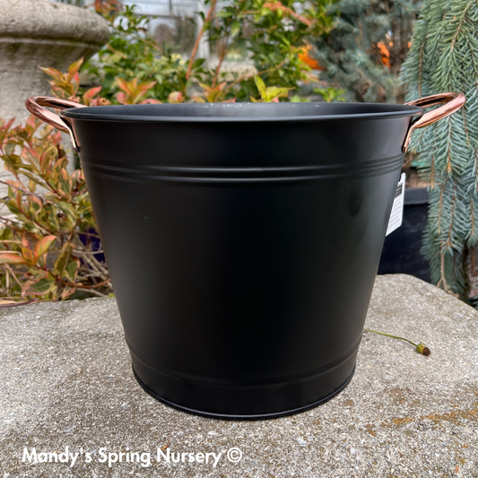 Washtub Planter - Black