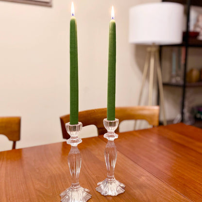 10" Bayberry Scented Taper Candles with Bayberry Legend