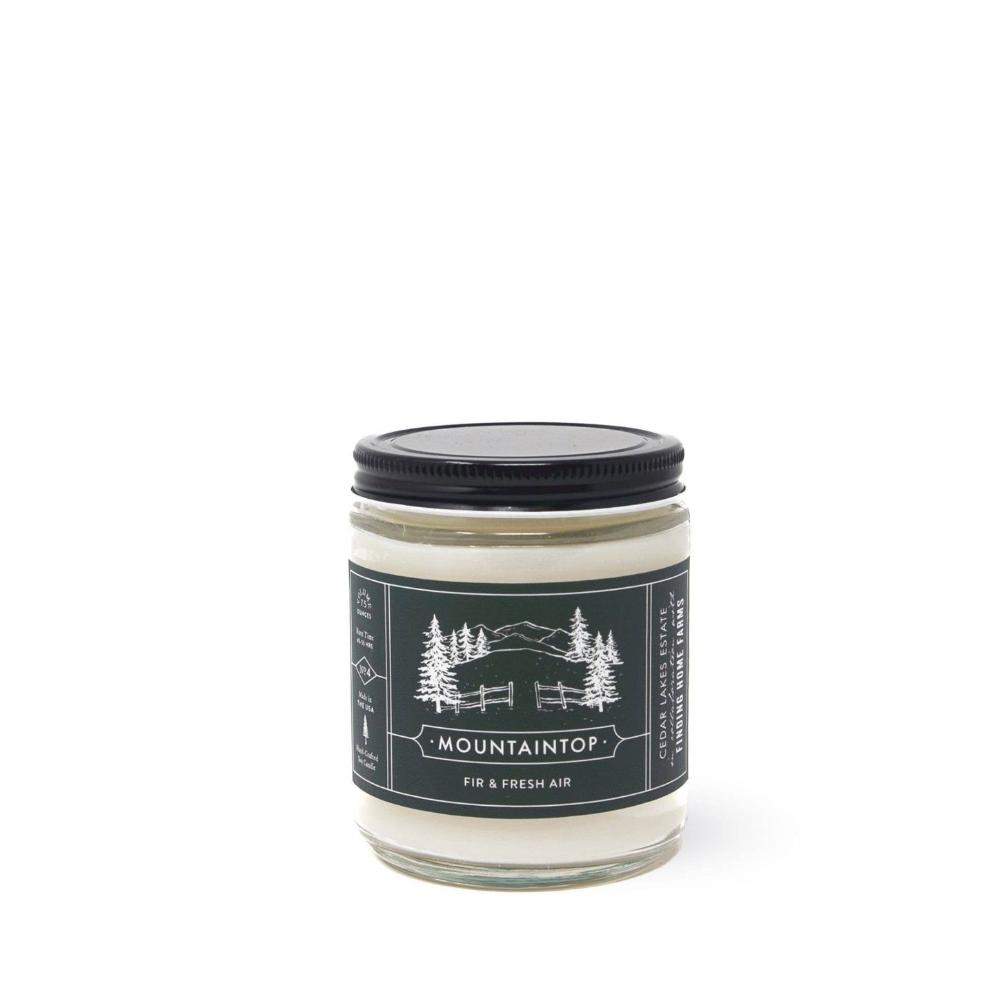 Soy Candle: Mountaintop - Woody & Fresh