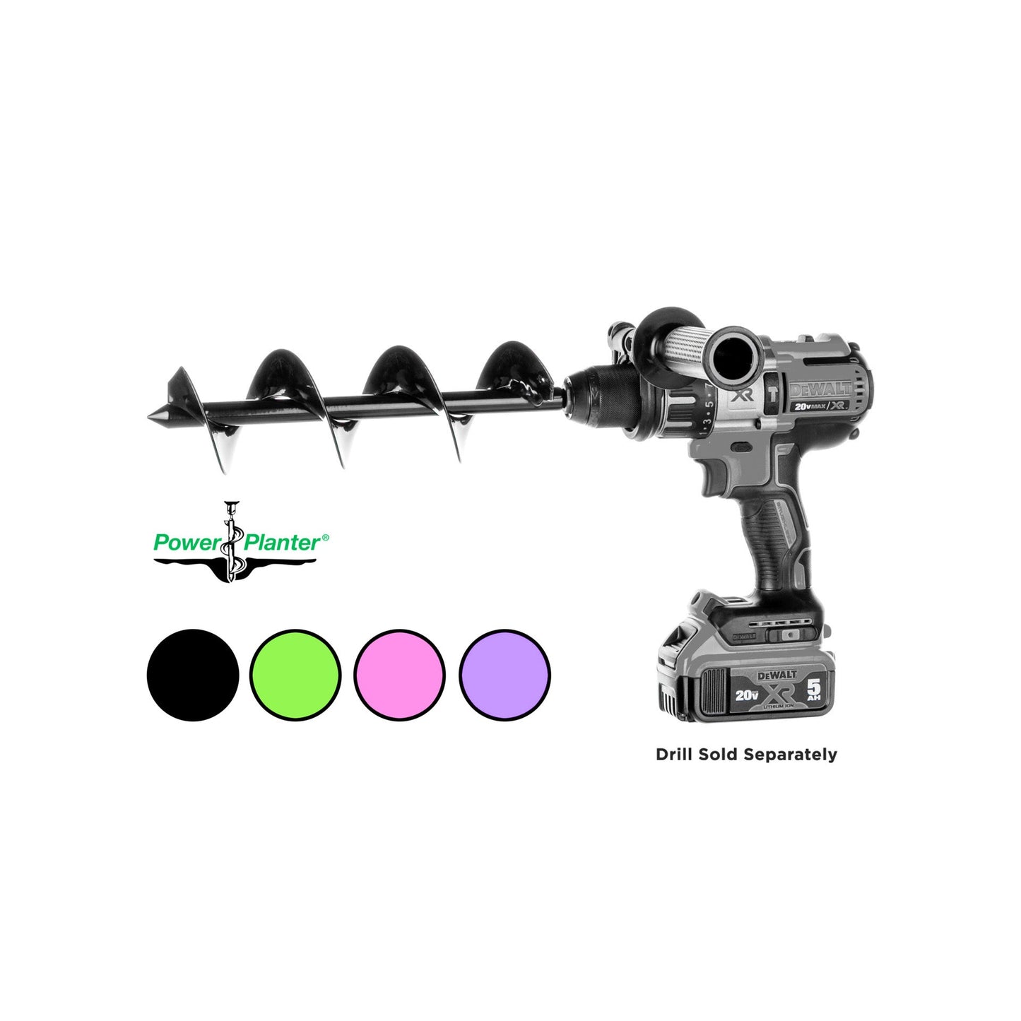DIY Guru Auger (3" x 12") blue