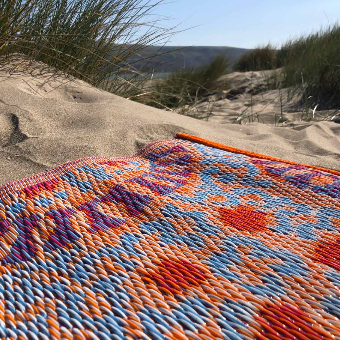 Pink Boho Waterproof Outdoor Rug - 47in x 70in | Mothers Day Gifts |