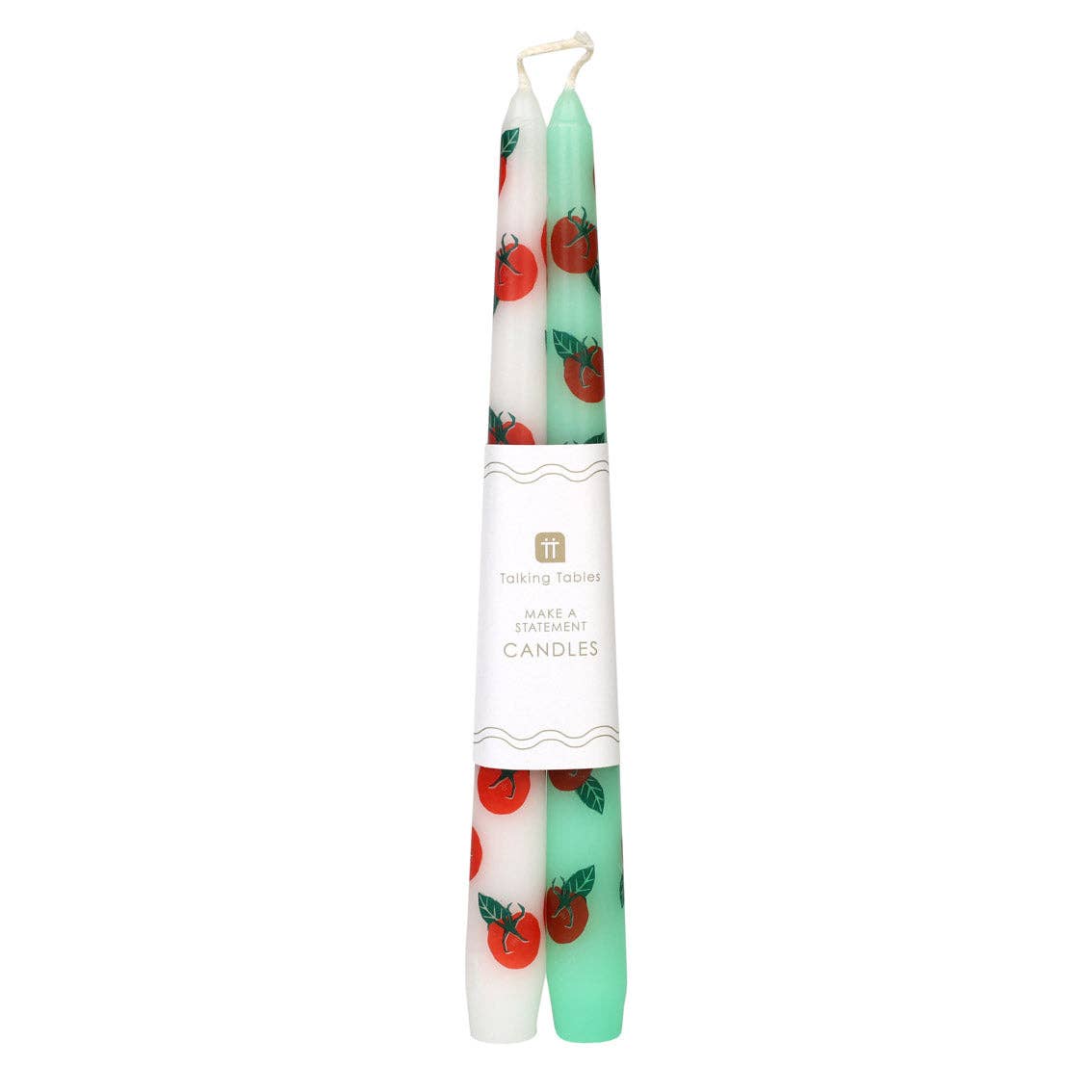 Tomato Taper Dinner Candles - 2 Pack | Mothers Day Gifts |